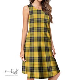 Scottish MacLeod of Lewis Ancient Tartan Womens Casual Dresses - Tartan Dress Womens Scottish Plaid Tartan Plaid - ScotsTee - scotstee.com