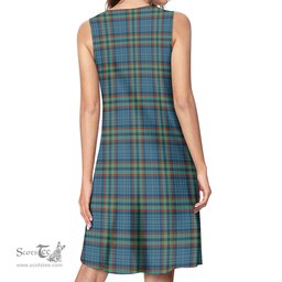 Scottish Ralston UK Tartan Womens Casual Dresses - Tartan Dress Womens Scottish Plaid Tartan Plaid - ScotsTee - scotstee.com