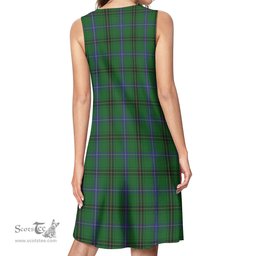 Scottish MacKendrick Tartan Womens Casual Dresses - Tartan Dress Womens Scottish Plaid Tartan Plaid - ScotsTee - scotstee.com