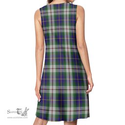 Scottish MacLeod Of Californian Tartan Womens Casual Dresses - Tartan Dress Womens Scottish Plaid Tartan Plaid - ScotsTee - scotstee.com