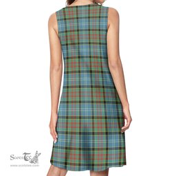 Scottish Paisley Tartan Womens Casual Dresses - Tartan Dress Womens Scottish Plaid Tartan Plaid - ScotsTee - scotstee.com