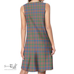 Scottish MacIntyre Ancient Tartan Womens Casual Dresses - Tartan Dress Womens Scottish Plaid Tartan Plaid - ScotsTee - scotstee.com