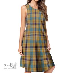 Scottish Ottawa Canada Tartan Womens Casual Dresses - Tartan Dress Womens Scottish Plaid Tartan Plaid - ScotsTee - scotstee.com