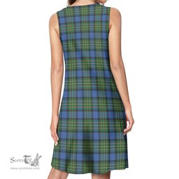Scottish MacLaren Ancient Tartan Womens Casual Dresses - Tartan Dress Womens Scottish Plaid Tartan Plaid - ScotsTee - scotstee.com