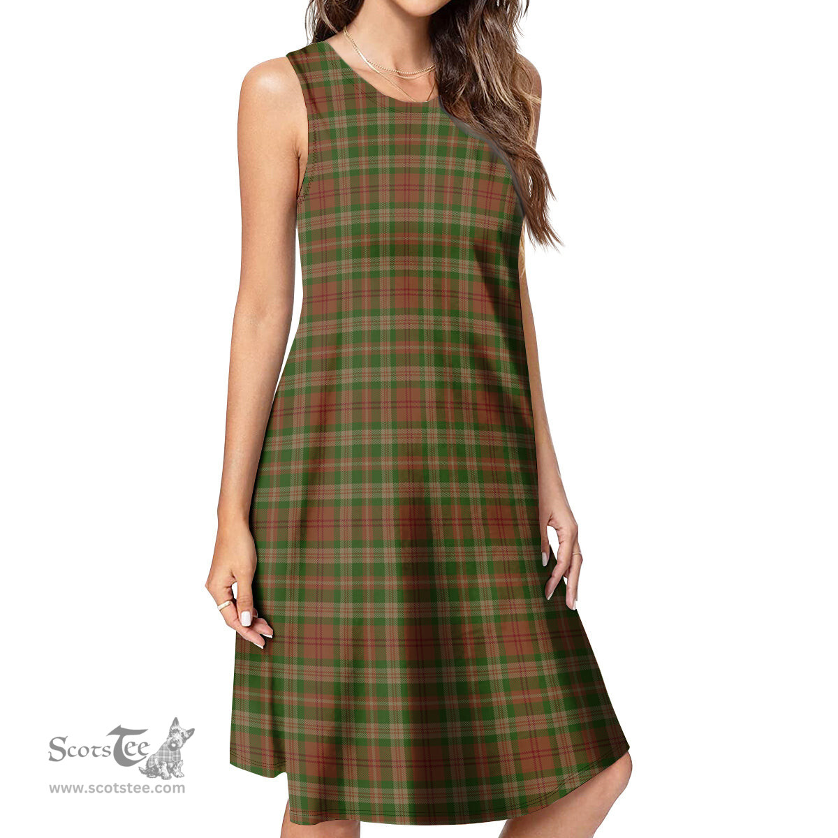 Scottish Pierce Tartan Womens Casual Dresses - Tartan Dress Womens Scottish Plaid Tartan Plaid - ScotsTee - scotstee.com