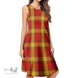 Scottish Maguire Modern Tartan Womens Casual Dresses - Tartan Dress Womens Scottish Plaid Tartan Plaid - ScotsTee - scotstee.com