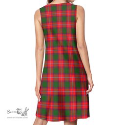 Scottish Rattray Modern Tartan Womens Casual Dresses - Tartan Dress Womens Scottish Plaid Tartan Plaid - ScotsTee - scotstee.com