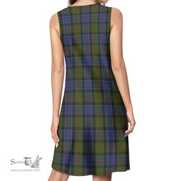 Scottish McFadzen #03 Tartan Womens Casual Dresses - Tartan Dress Womens Scottish Plaid Tartan Plaid - ScotsTee - scotstee.com