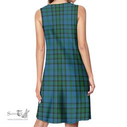 Scottish Matheson Hunting Tartan Womens Casual Dresses - Tartan Dress Womens Scottish Plaid Tartan Plaid - ScotsTee - scotstee.com