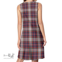 Scottish MacFarlane Dress Tartan Womens Casual Dresses - Tartan Dress Womens Scottish Plaid Tartan Plaid - ScotsTee - scotstee.com