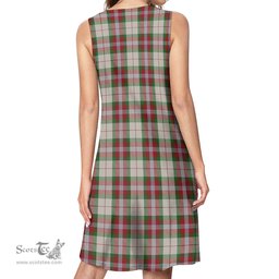 Scottish MacLean Dress Tartan Womens Casual Dresses - Tartan Dress Womens Scottish Plaid Tartan Plaid - ScotsTee - scotstee.com