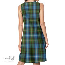 Scottish MacNeil of Barra Tartan Womens Casual Dresses - Tartan Dress Womens Scottish Plaid Tartan Plaid - ScotsTee - scotstee.com