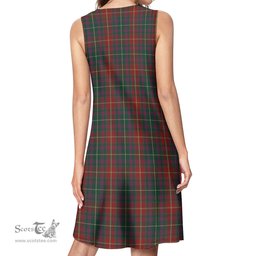 Scottish Meath County Ireland Tartan Womens Casual Dresses - Tartan Dress Womens Scottish Plaid Tartan Plaid - ScotsTee - scotstee.com