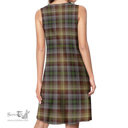 Scottish MacKay of Strathnaver Tartan Womens Casual Dresses - Tartan Dress Womens Scottish Plaid Tartan Plaid - ScotsTee - scotstee.com