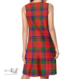 Scottish Nicolson Modern Tartan Womens Casual Dresses - Tartan Dress Womens Scottish Plaid Tartan Plaid - ScotsTee - scotstee.com
