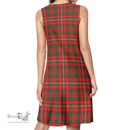 Scottish MacKinnon Modern Tartan Womens Casual Dresses - Tartan Dress Womens Scottish Plaid Tartan Plaid - ScotsTee - scotstee.com