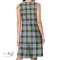 Scottish MacNaughton Dress Tartan Womens Casual Dresses - Tartan Dress Womens Scottish Plaid Tartan Plaid - ScotsTee - scotstee.com