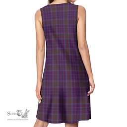 Scottish Phillips Tartan Womens Casual Dresses - Tartan Dress Womens Scottish Plaid Tartan Plaid - ScotsTee - scotstee.com