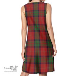 Scottish MacPherson of Cluny Tartan Womens Casual Dresses - Tartan Dress Womens Scottish Plaid Tartan Plaid - ScotsTee - scotstee.com