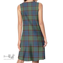 Scottish Nicolson Hunting Ancient Tartan Womens Casual Dresses - Tartan Dress Womens Scottish Plaid Tartan Plaid - ScotsTee - scotstee.com