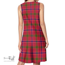 Scottish MacRow Tartan Womens Casual Dresses - Tartan Dress Womens Scottish Plaid Tartan Plaid - ScotsTee - scotstee.com