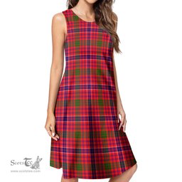 Scottish MacRow Tartan Womens Casual Dresses - Tartan Dress Womens Scottish Plaid Tartan Plaid - ScotsTee - scotstee.com