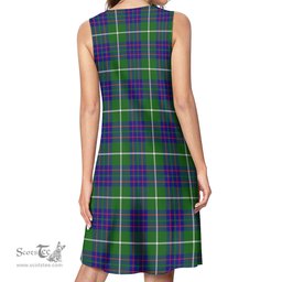 Scottish MacIntyre Hunting Modern Tartan Womens Casual Dresses - Tartan Dress Womens Scottish Plaid Tartan Plaid - ScotsTee - scotstee.com