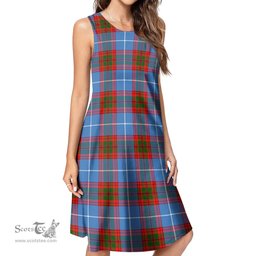 Scottish Newton Tartan Womens Casual Dresses - Tartan Dress Womens Scottish Plaid Tartan Plaid - ScotsTee - scotstee.com