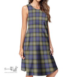 Scottish Rennie Tartan Womens Casual Dresses - Tartan Dress Womens Scottish Plaid Tartan Plaid - ScotsTee - scotstee.com