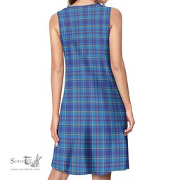 Scottish Mercer Modern Tartan Womens Casual Dresses - Tartan Dress Womens Scottish Plaid Tartan Plaid - ScotsTee - scotstee.com