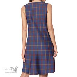 Scottish MacLaine of Lochbuie Tartan Womens Casual Dresses - Tartan Dress Womens Scottish Plaid Tartan Plaid - ScotsTee - scotstee.com