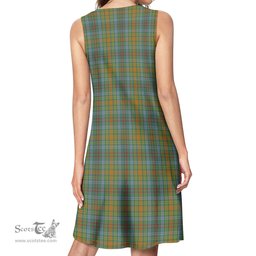 Scottish O'Brien Tartan Womens Casual Dresses - Tartan Dress Womens Scottish Plaid Tartan Plaid - ScotsTee - scotstee.com