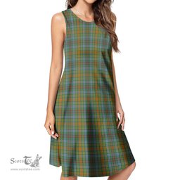 Scottish O'Brien Tartan Womens Casual Dresses - Tartan Dress Womens Scottish Plaid Tartan Plaid - ScotsTee - scotstee.com