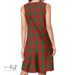 Scottish MacQuarrie Tartan Womens Casual Dresses - Tartan Dress Womens Scottish Plaid Tartan Plaid - ScotsTee - scotstee.com