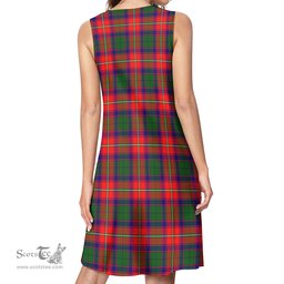 Scottish Riddell Tartan Womens Casual Dresses - Tartan Dress Womens Scottish Plaid Tartan Plaid - ScotsTee - scotstee.com