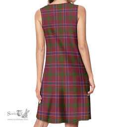 Scottish MacRae Red Tartan Womens Casual Dresses - Tartan Dress Womens Scottish Plaid Tartan Plaid - ScotsTee - scotstee.com