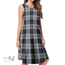 Scottish Menzies Black Dress Tartan Womens Casual Dresses - Tartan Dress Womens Scottish Plaid Tartan Plaid - ScotsTee - scotstee.com