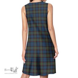 Scottish Riddoch Tartan Womens Casual Dresses - Tartan Dress Womens Scottish Plaid Tartan Plaid - ScotsTee - scotstee.com