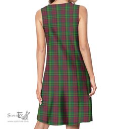 Scottish Pope of Wales Tartan Womens Casual Dresses - Tartan Dress Womens Scottish Plaid Tartan Plaid - ScotsTee - scotstee.com