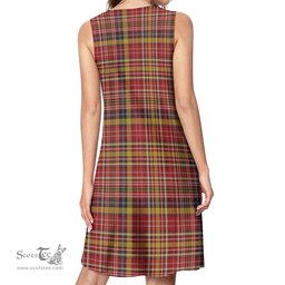 Scottish Ogilvie (Ogilvy) of Strathallan Tartan Womens Casual Dresses - Tartan Dress Womens Scottish Plaid Tartan Plaid - ScotsTee - scotstee.com