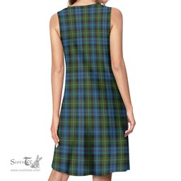 Scottish MacKenzie Tartan Womens Casual Dresses - Tartan Dress Womens Scottish Plaid Tartan Plaid - ScotsTee - scotstee.com