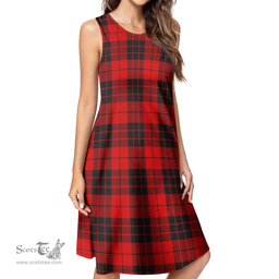 Scottish MacLeod of Raasay Tartan Womens Casual Dresses - Tartan Dress Womens Scottish Plaid Tartan Plaid - ScotsTee - scotstee.com