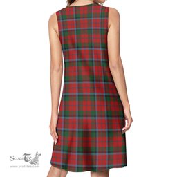 Scottish MacNaughton Tartan Womens Casual Dresses - Tartan Dress Womens Scottish Plaid Tartan Plaid - ScotsTee - scotstee.com