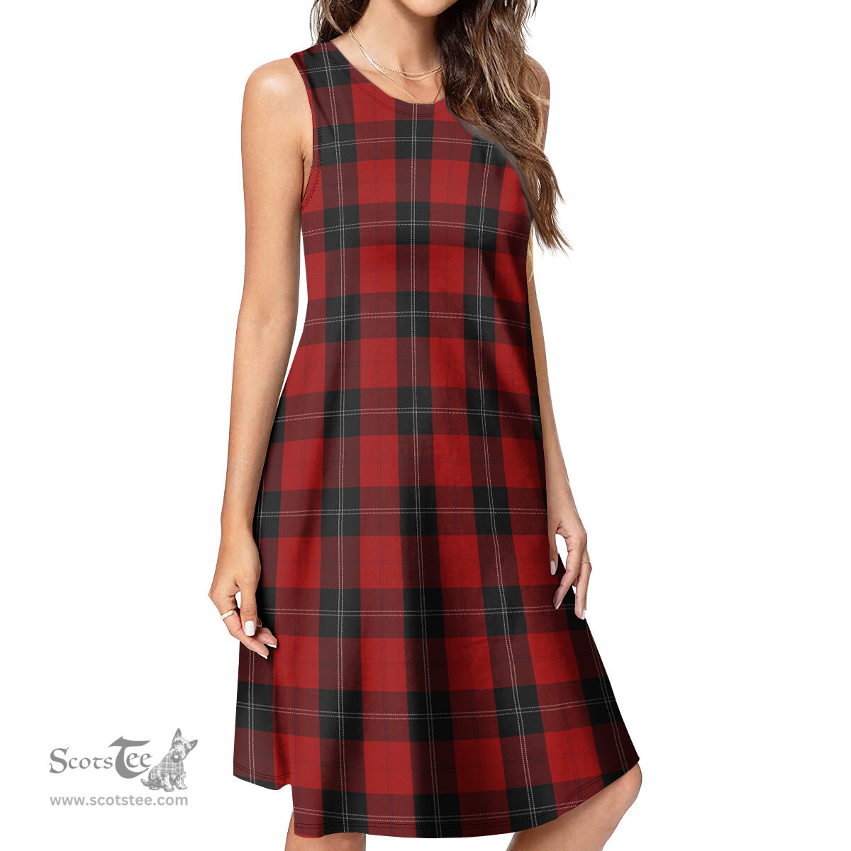 Scottish Ramsay Tartan Womens Casual Dresses - Tartan Dress Womens Scottish Plaid Tartan Plaid - ScotsTee - scotstee.com