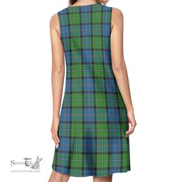 Scottish Stirling Tartan Womens Casual Dresses - Tartan Dress Womens Scottish Plaid Tartan Plaid - ScotsTee - scotstee.com