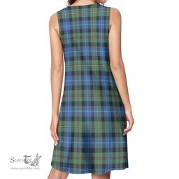 Scottish Smith Ancient Tartan Womens Casual Dresses - Tartan Dress Womens Scottish Plaid Tartan Plaid - ScotsTee - scotstee.com