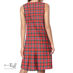 Scottish Sinclair Modern Tartan Womens Casual Dresses - Tartan Dress Womens Scottish Plaid Tartan Plaid - ScotsTee - scotstee.com