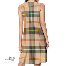 Scottish Saskatchewan Province Canada Tartan Womens Casual Dresses - Tartan Dress Womens Scottish Plaid Tartan Plaid - ScotsTee - scotstee.com
