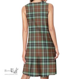 Scottish Thomson Hunting Modern Tartan Womens Casual Dresses - Tartan Dress Womens Scottish Plaid Tartan Plaid - ScotsTee - scotstee.com