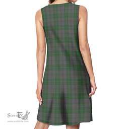 Scottish Wicklow County Ireland Tartan Womens Casual Dresses - Tartan Dress Womens Scottish Plaid Tartan Plaid - ScotsTee - scotstee.com